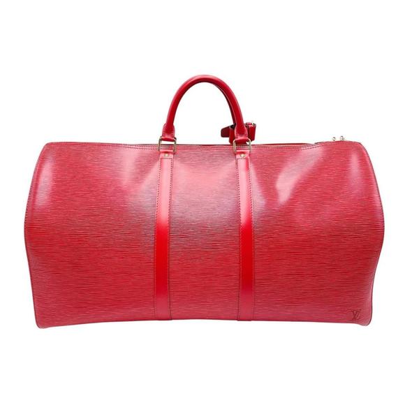 Louis Vuitton Keepall 55 Boston Bag in Epi Leather, Red, M42957 - Picture 2 of 10